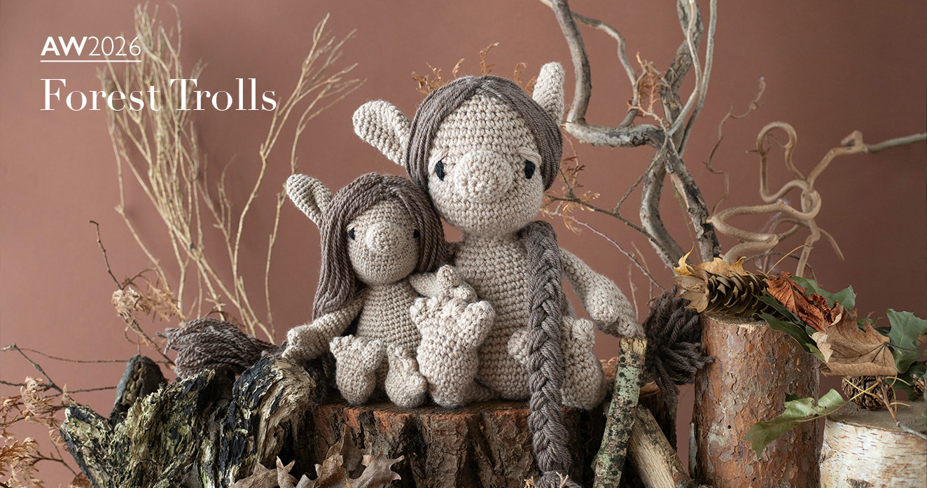AW2026 forest troll crochet pattern toft autumn winter